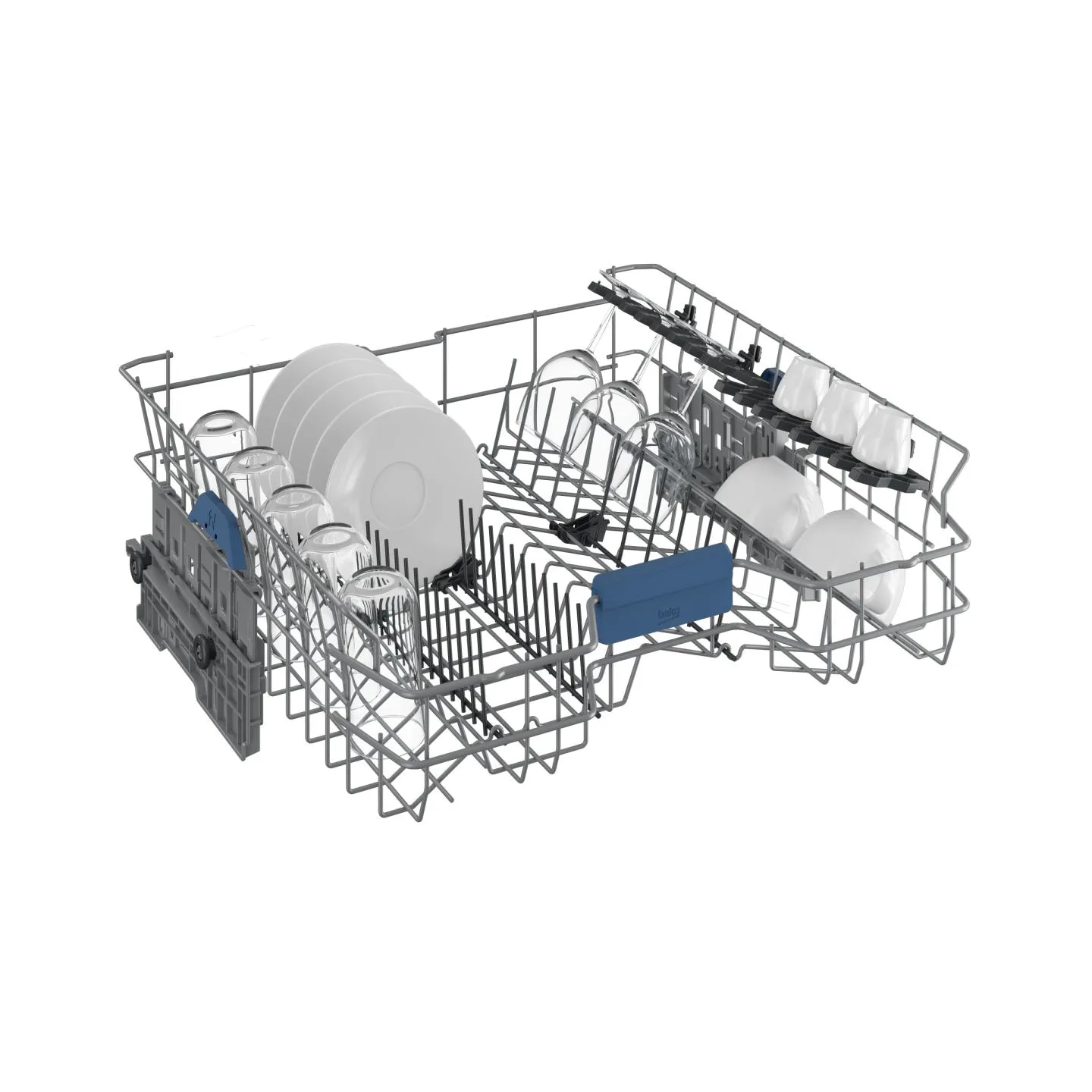 Beko Dishwasher | DEN48530X | Freestanding | Width 60 cm | Number of place settings 15 | Number of programs 8 | Energy efficienc