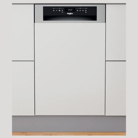 Whirlpool Dishwasher | WSBO 3O34 PF X | Built-in | Width 45 cm | Number of place settings 10 | Number of programs 8 | Energy eff