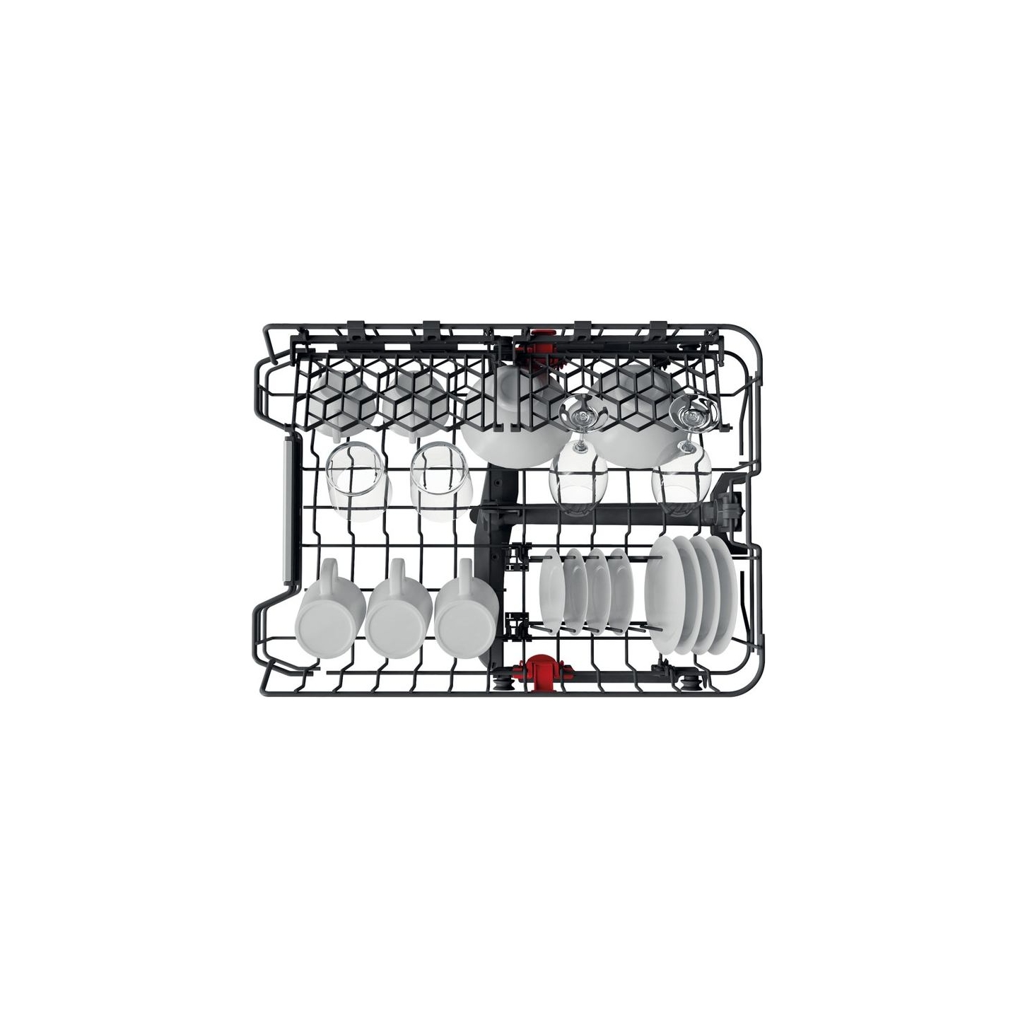 Whirlpool Dishwasher | WSBO 3O34 PF X | Built-in | Width 45 cm | Number of place settings 10 | Number of programs 8 | Energy eff