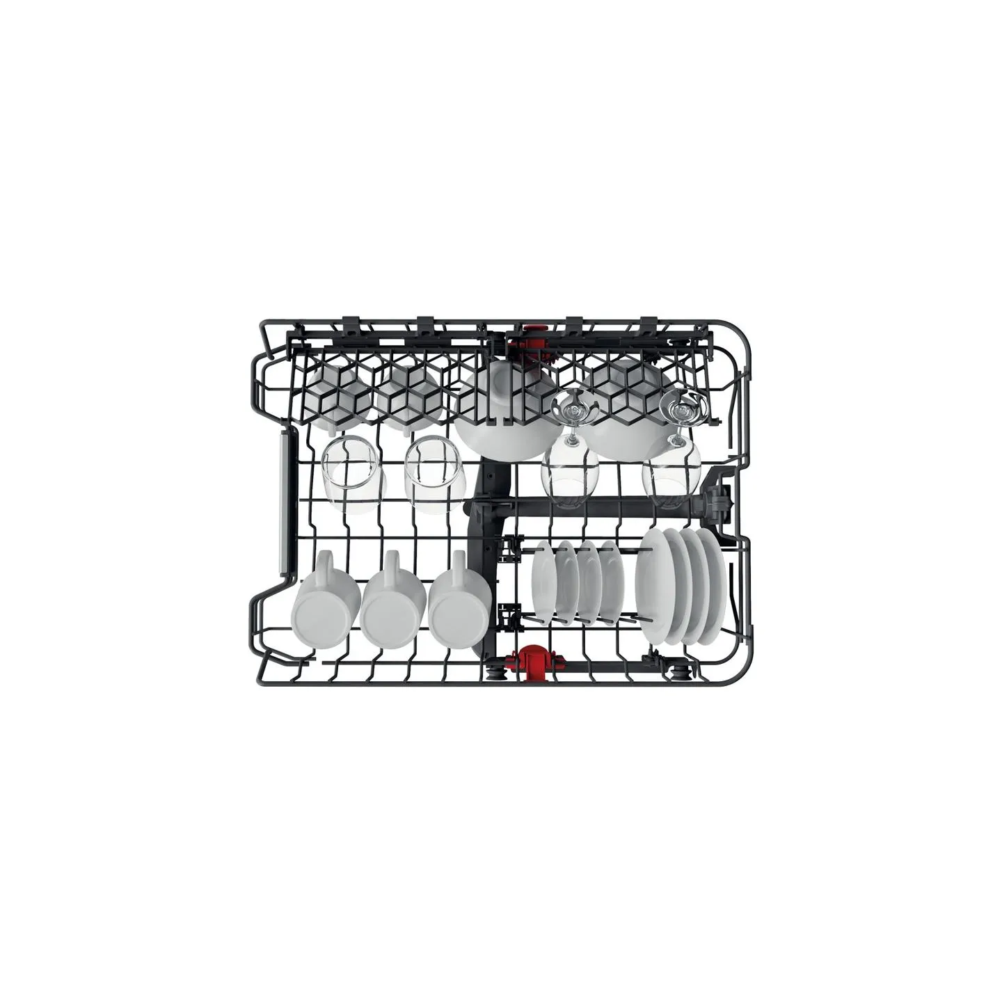 Whirlpool Dishwasher | WSBO 3O34 PF X | Built-in | Width 45 cm | Number of place settings 10 | Number of programs 8 | Energy eff