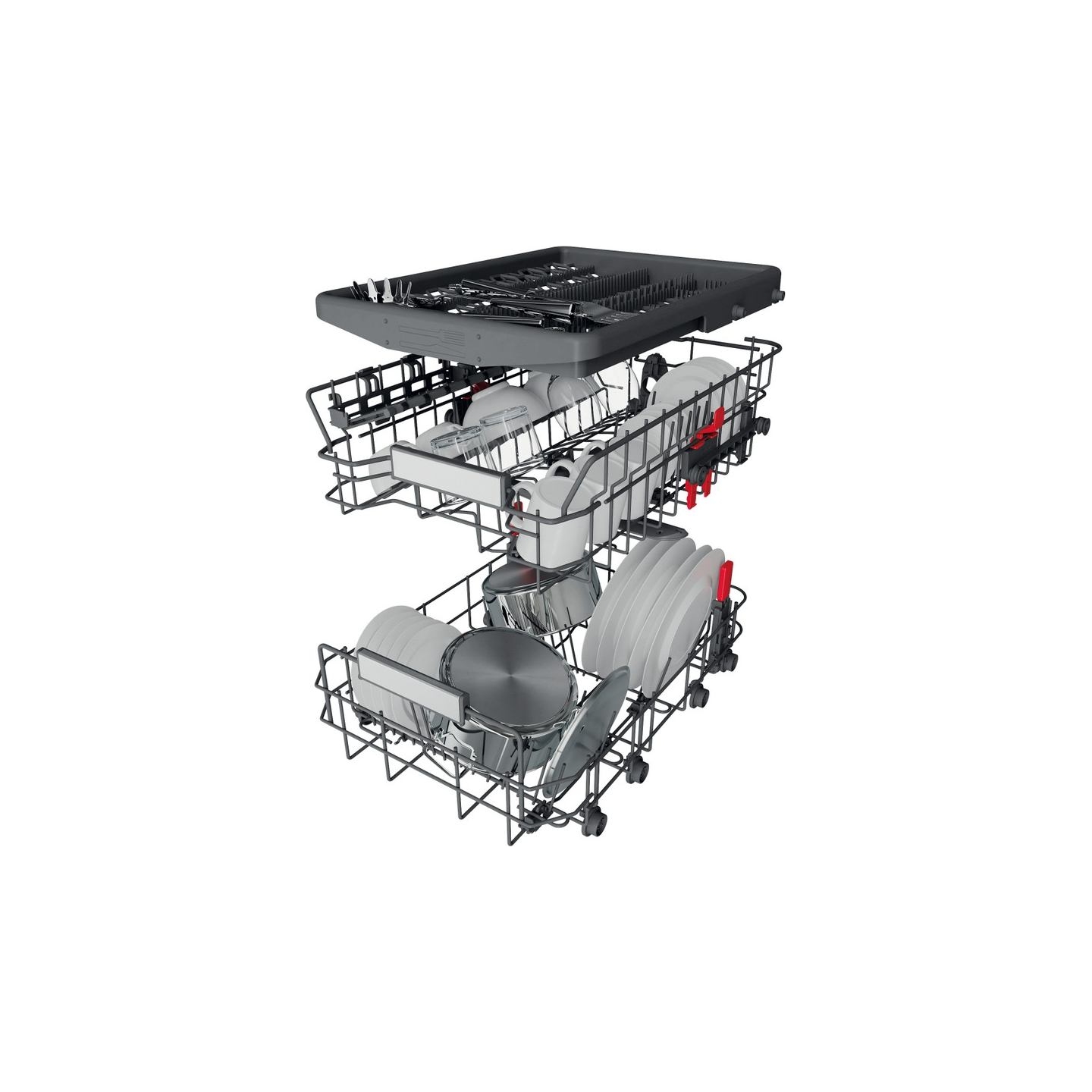 Whirlpool Dishwasher | WSBO 3O34 PF X | Built-in | Width 45 cm | Number of place settings 10 | Number of programs 8 | Energy eff