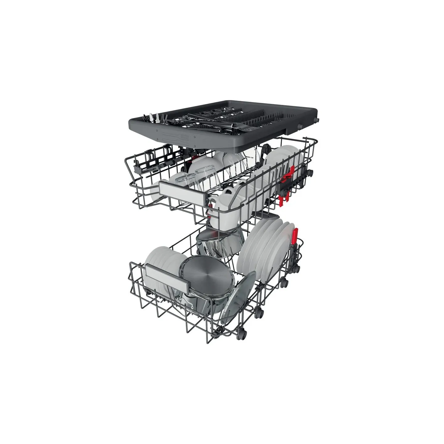Whirlpool Dishwasher | WSBO 3O34 PF X | Built-in | Width 45 cm | Number of place settings 10 | Number of programs 8 | Energy eff