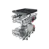 Whirlpool Dishwasher | WSBO 3O34 PF X | Built-in | Width 45 cm | Number of place settings 10 | Number of programs 8 | Energy eff