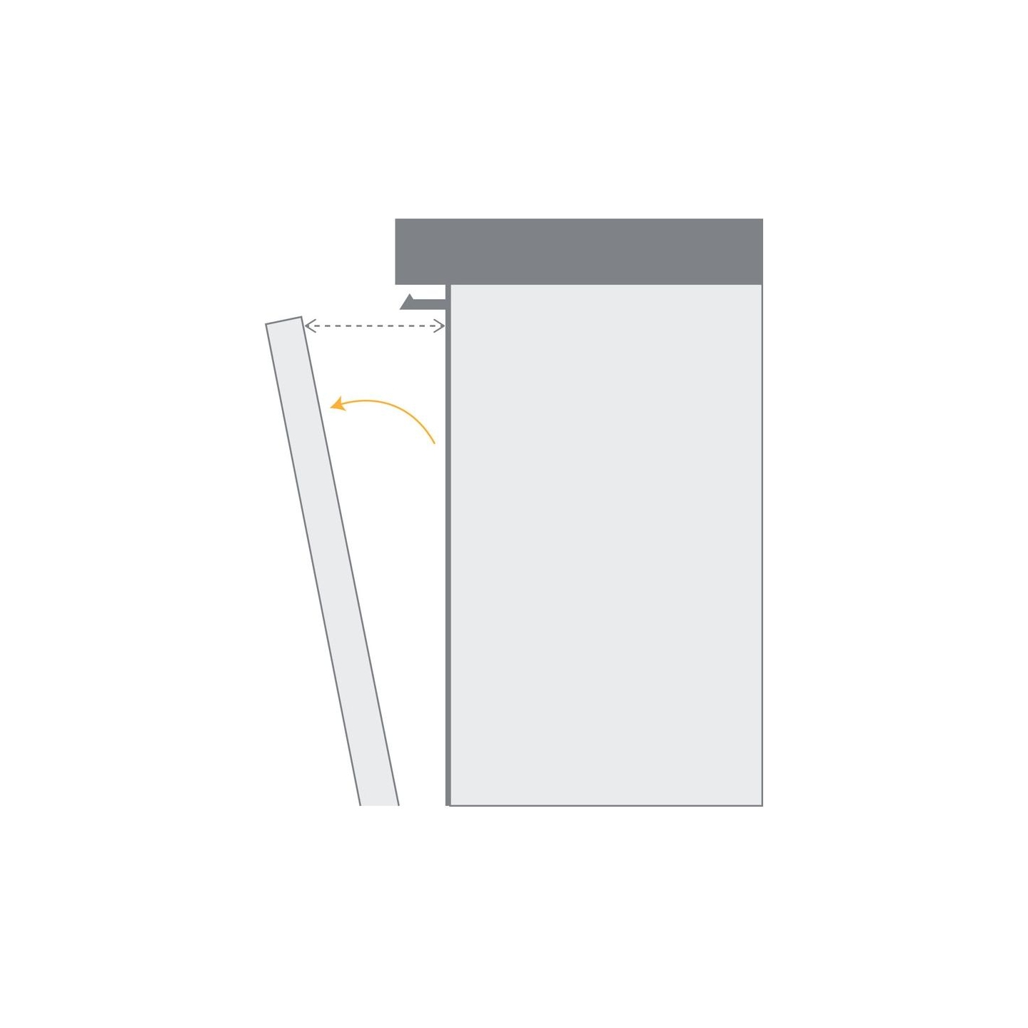 Whirlpool Dishwasher | WSBO 3O34 PF X | Built-in | Width 45 cm | Number of place settings 10 | Number of programs 8 | Energy eff