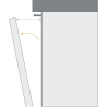 Whirlpool Dishwasher | WSBO 3O34 PF X | Built-in | Width 45 cm | Number of place settings 10 | Number of programs 8 | Energy eff