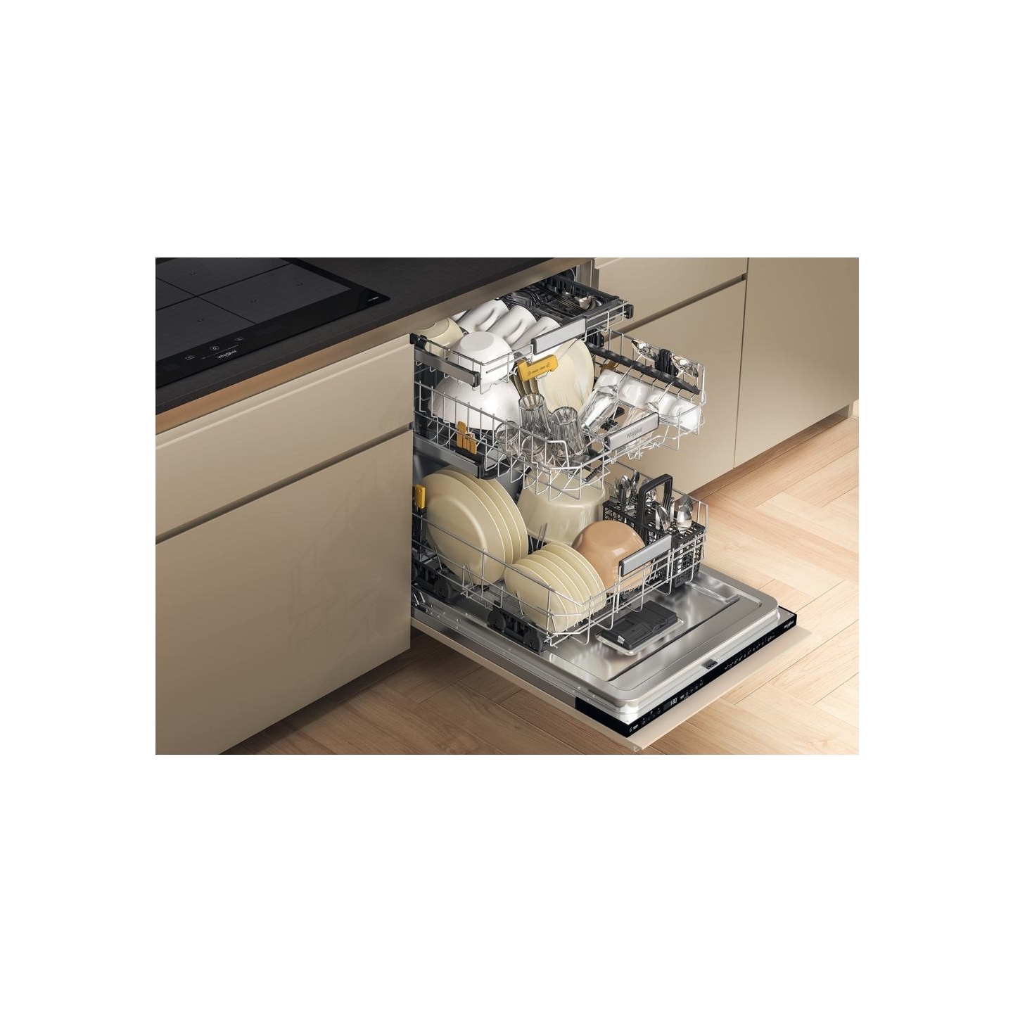 Whirlpool Dishwasher | WH8IC15B4M6LHC0 | Built-in | Width 60 cm | Number of place settings 15 | Energy efficiency class C | Disp