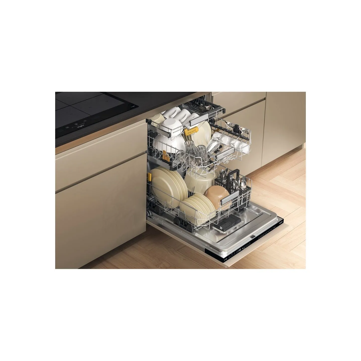 Whirlpool Dishwasher | WH8IC15B4M6LHC0 | Built-in | Width 60 cm | Number of place settings 15 | Energy efficiency class C | Disp