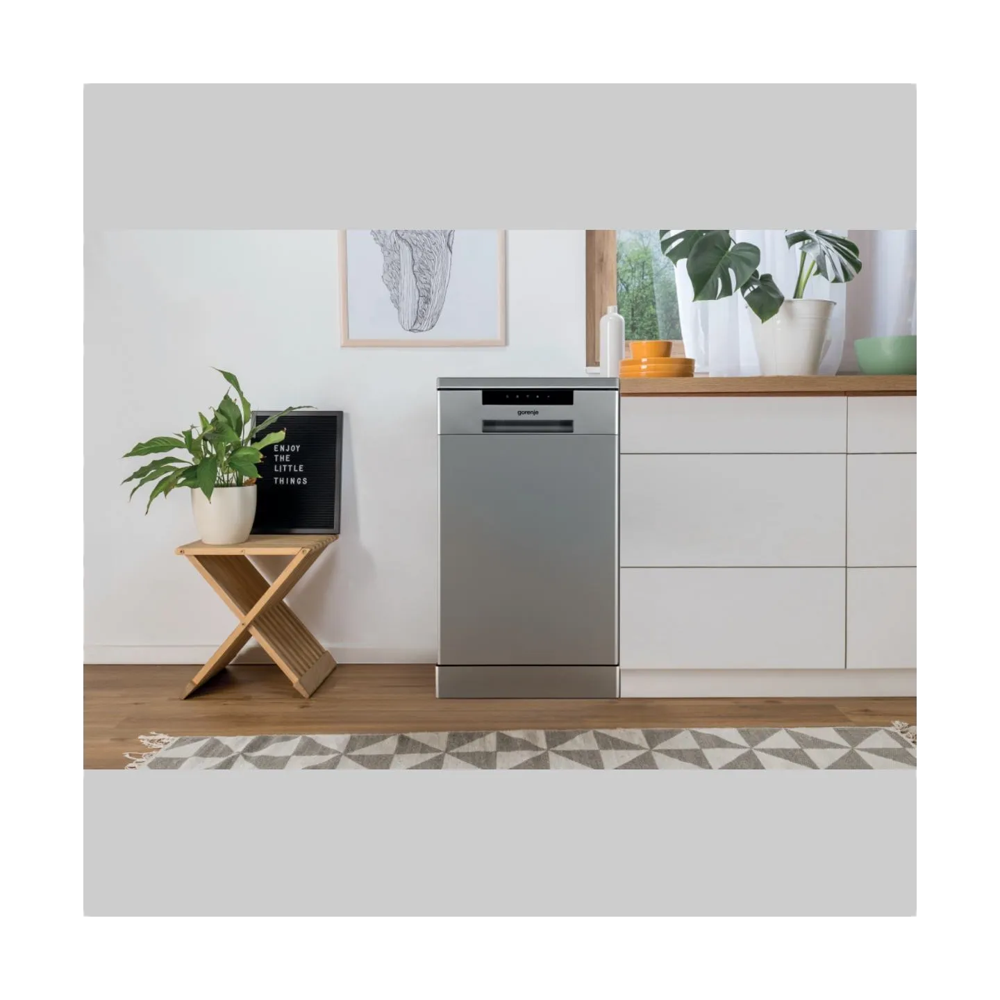 Gorenje Dishwasher | GS522E10S | Built under | Width 44.8 cm | Number of place settings 10 | Number of programs 6 | Energy effic