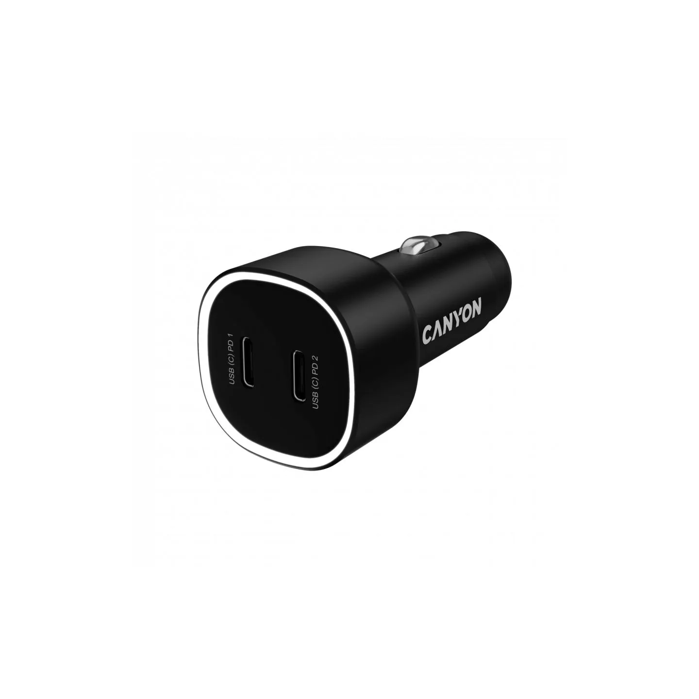 Canyon car charger OnDrive 60 PD 60W 2xUSB-C Black