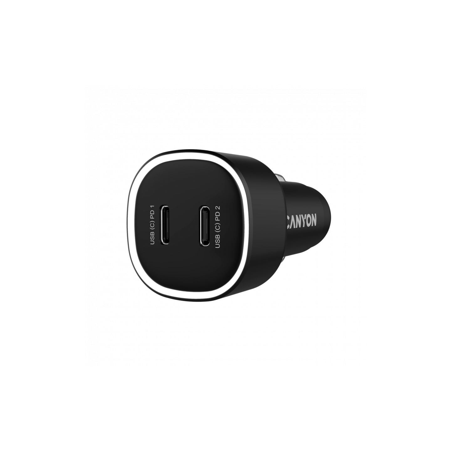 Canyon car charger OnDrive 60 PD 60W 2xUSB-C Black