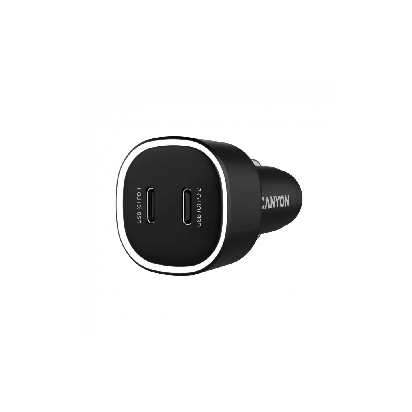 Canyon car charger OnDrive 60 PD 60W 2xUSB-C Black