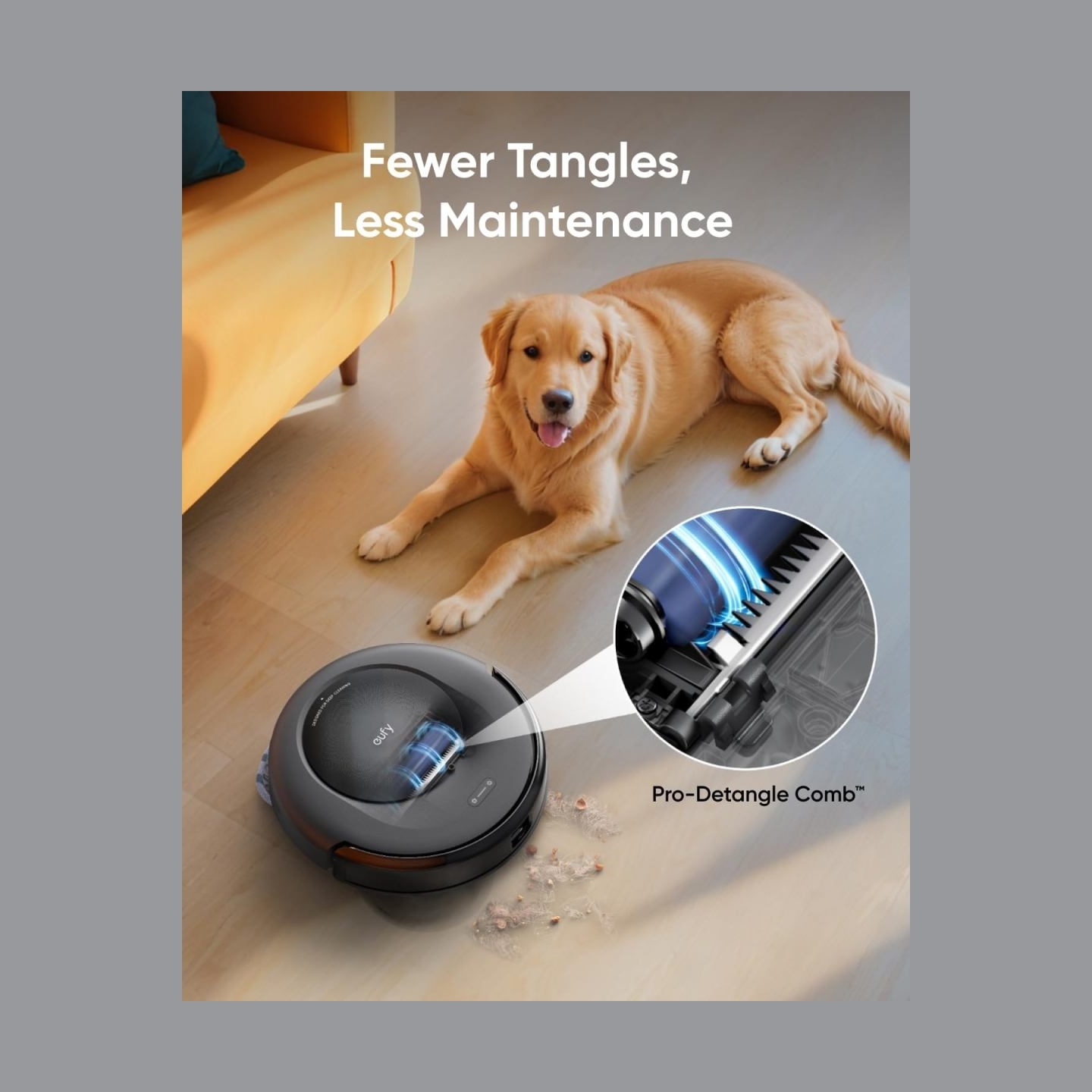 Anker Eufy | Robot Vacuum Cleaner with All-in-One Station | Omni C20 | Wet&Dry | 7000 Pa | Gray