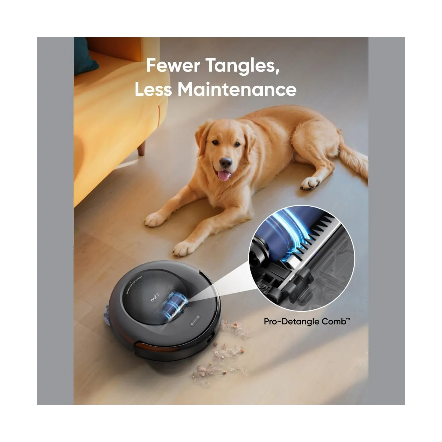 Anker Eufy | Robot Vacuum Cleaner with All-in-One Station | Omni C20 | Wet&Dry | 7000 Pa | Gray