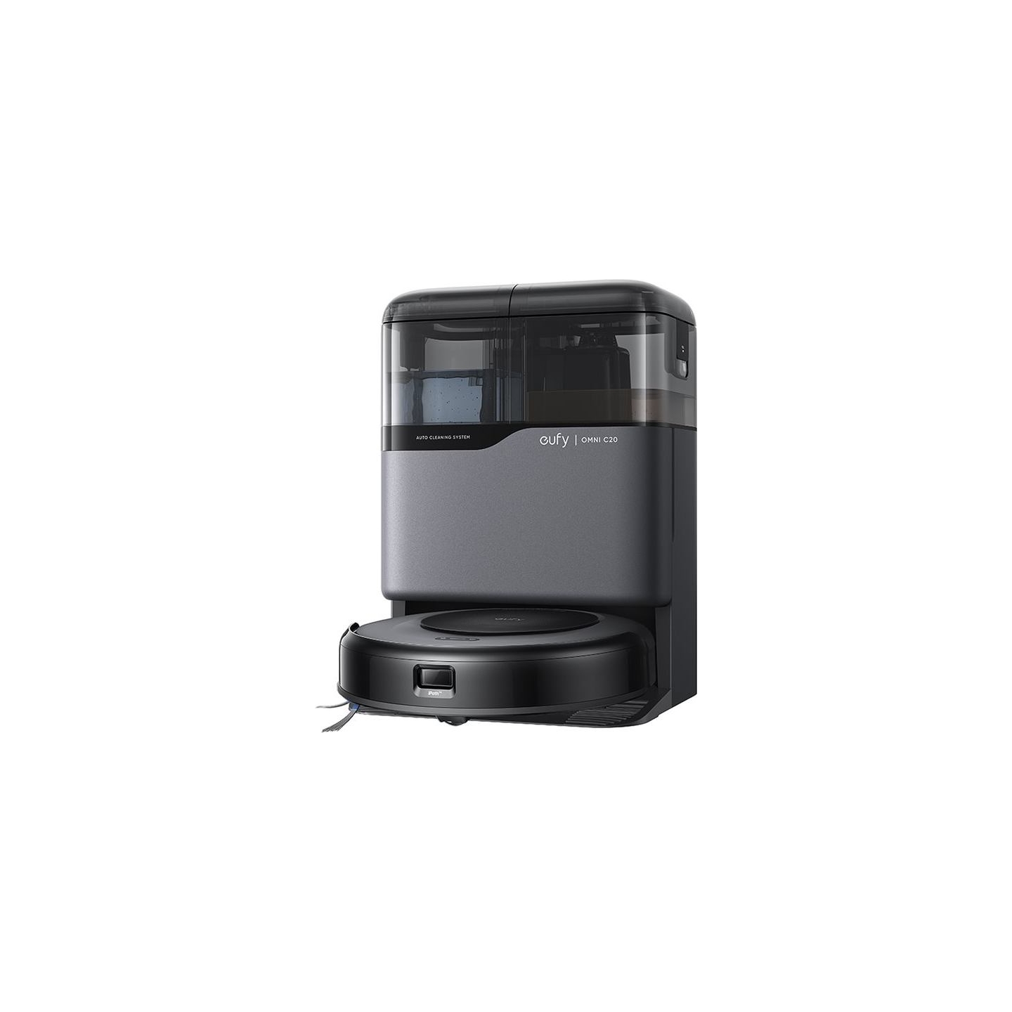 Anker Eufy | Robot Vacuum Cleaner with All-in-One Station | Omni C20 | Wet&Dry | 7000 Pa | Gray