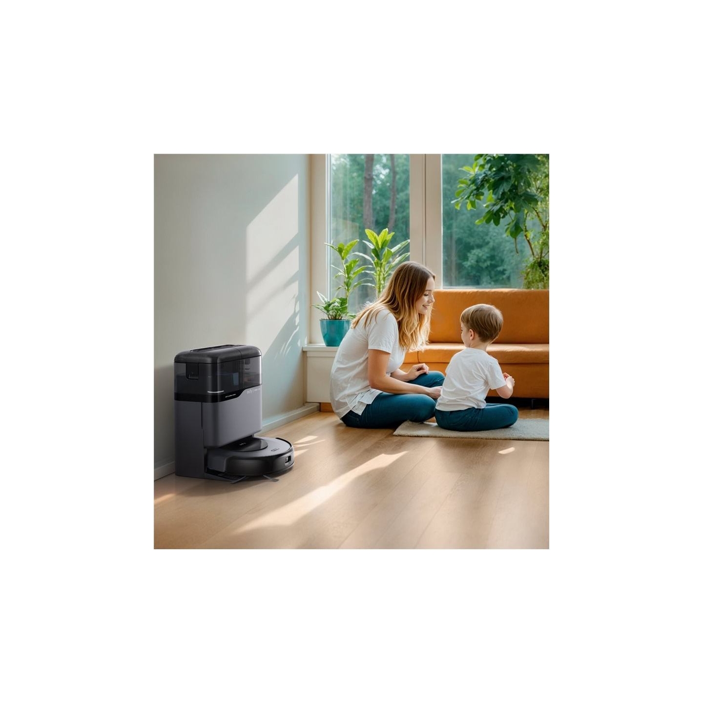 Anker Eufy | Robot Vacuum Cleaner with All-in-One Station | Omni C20 | Wet&Dry | 7000 Pa | Gray