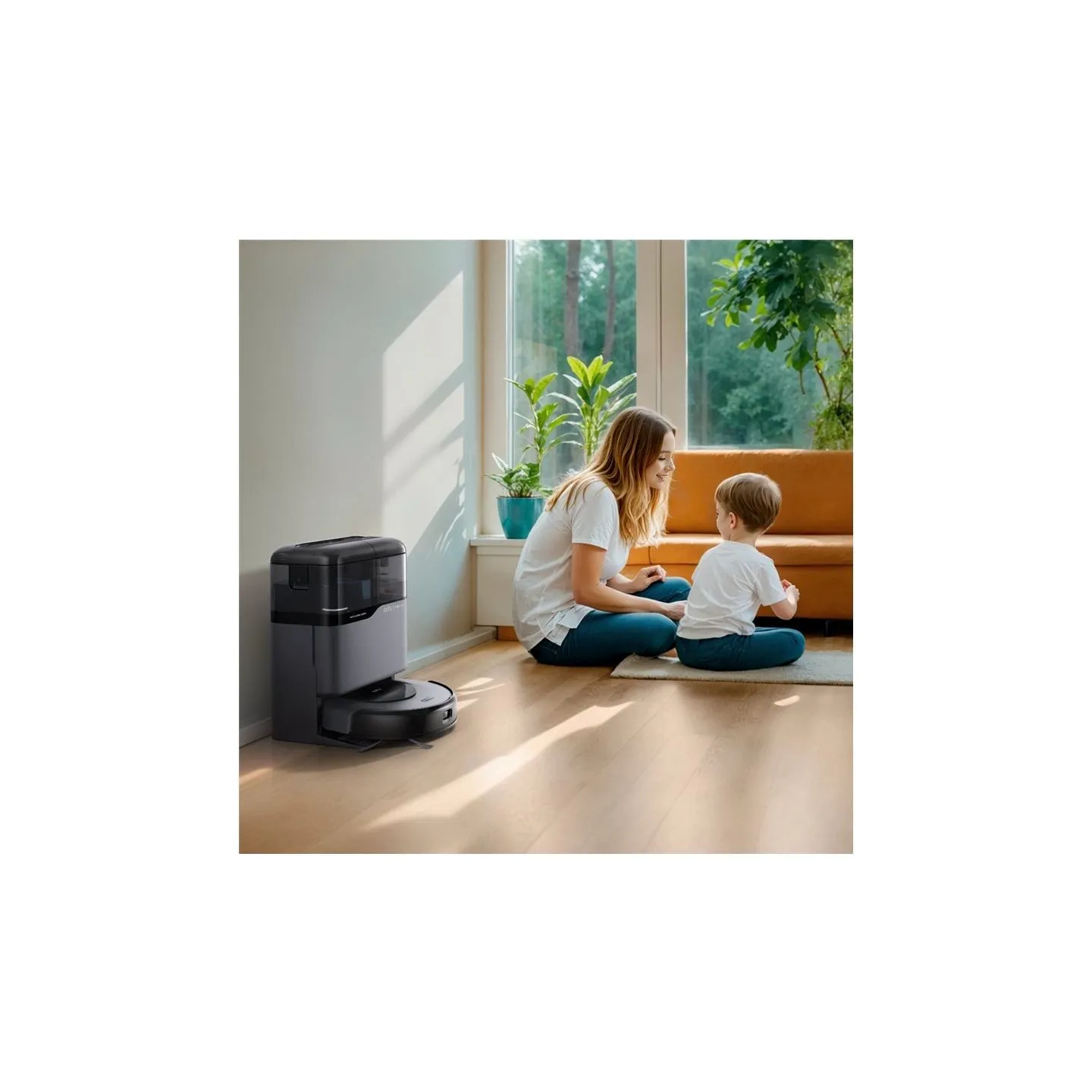 Anker Eufy | Robot Vacuum Cleaner with All-in-One Station | Omni C20 | Wet&Dry | 7000 Pa | Gray