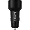 Canyon car charger OnDrive 60 PD 60W 2xUSB-C Black