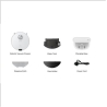 Midea | Robot Vacuum Cleaner | M9 | Wet&Dry | Operating time (max) 180 min | Lithium Ion | 5200 mAh | Dust capacity 0.25 L | 400