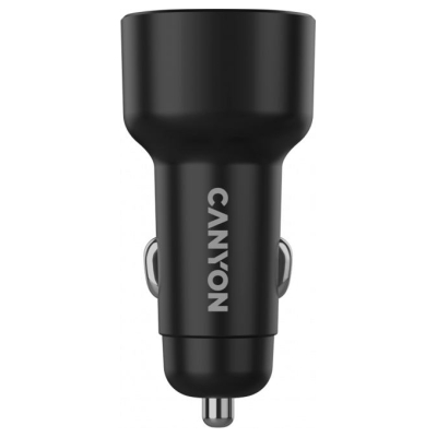 Canyon car charger OnDrive 48 PD 48W USB-A+USB-C Black
