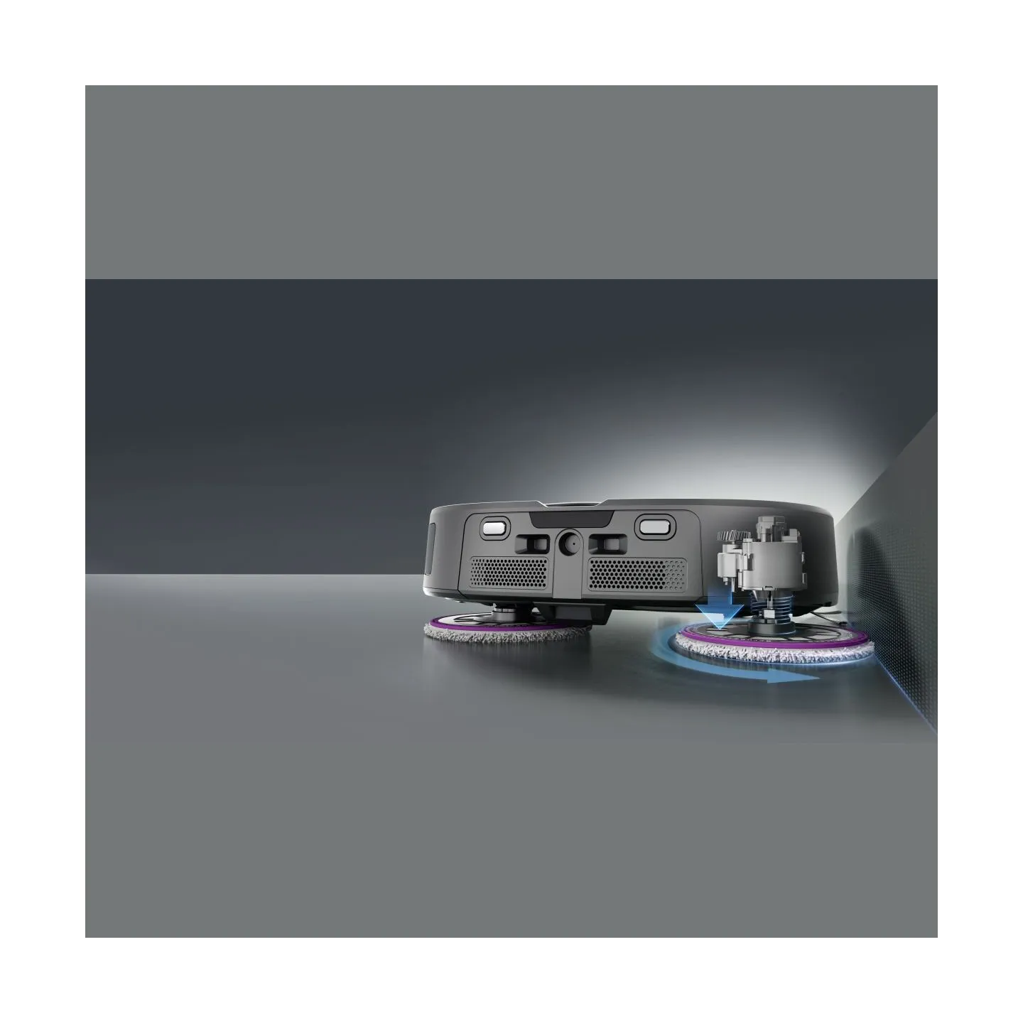 Midea Robot Vacuum Cleaner | V15 | Wet&Dry | 5200 mAh | Dust capacity 3 L | 16200 Pa | Black