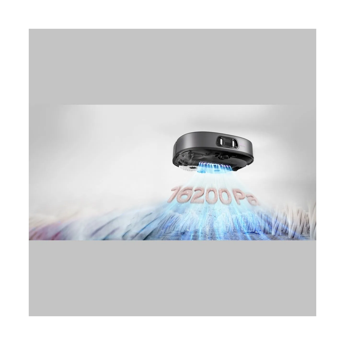 Midea Robot Vacuum Cleaner | V15 | Wet&Dry | 5200 mAh | Dust capacity 3 L | 16200 Pa | Black