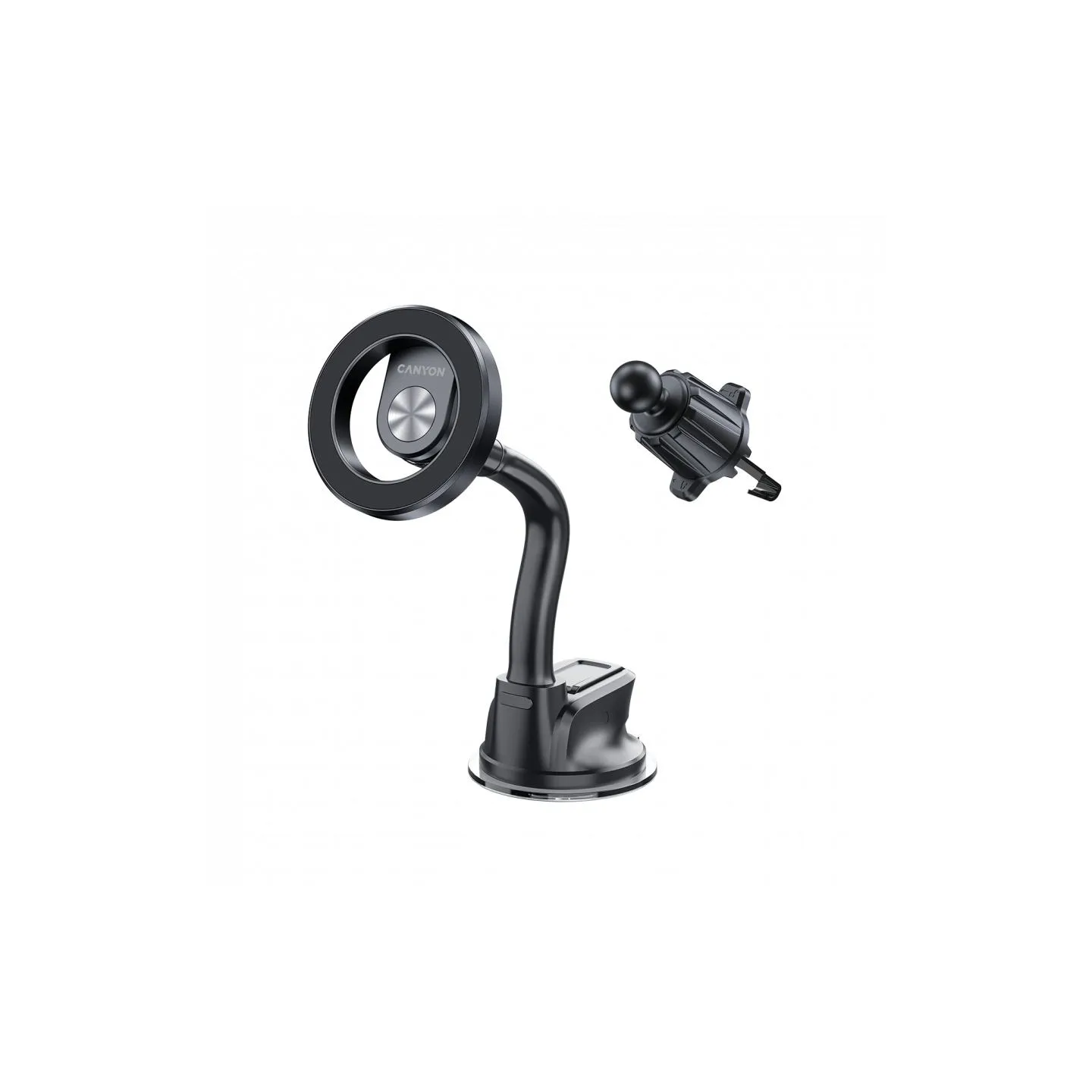 Canyon Magnetic car holder OnGrip 12 suction + air vent Black