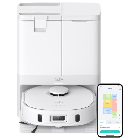 Anker Eufy | Robot Vacuum Cleaner | X10 Pro Omni | Wet&Dry | 5200 mAh | Dust capacity 2.5 L | 8000 Pa | White