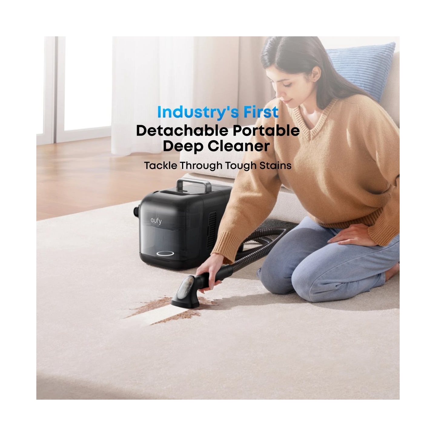 Anker Eufy Robot Vacuum Cleaner | Omni E25 | Wet&Dry | Operating time (max) 180 min | Dust capacity 3 L | 20000 Pa | Black
