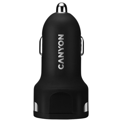 Canyon car charger C-04 2.4A/2USB-A Black