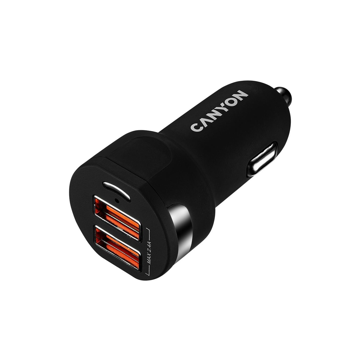 Canyon car charger C-04 2.4A/2USB-A Black
