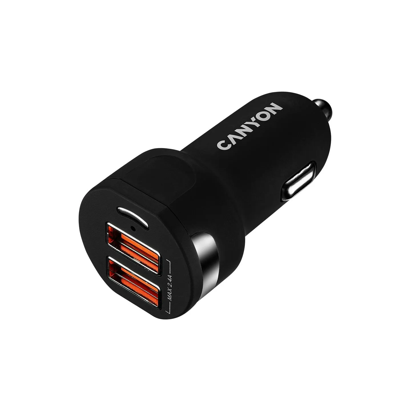 Canyon car charger C-04 2.4A/2USB-A Black