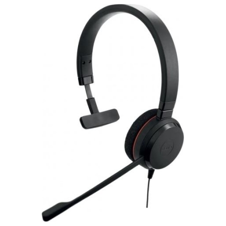 Jabra Evolve 20 SE, Mono MS, USB C/A adapter, Leather