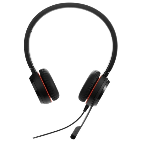 Jabra Evolve 20 SE, Stereo MS, USB C/A adapter, Leather