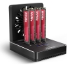 Axagon ADSA-M2C44 USB-C 4xNVMe M.2 40Gbps cooler