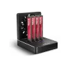 Axagon ADSA-M2C44 USB4 docking station for 4x M.2 NVMe SSDs with disk cloning function without a PC