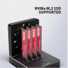 Axagon ADSA-M2C44 USB-C 4xNVMe M.2 40Gbps cooler