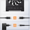 Axagon ADSA-M2C44 USB-C 4xNVMe M.2 40Gbps cooler