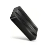 Axagon External aluminum enclosure EEM2-40G USB4 Gen 3x2 M.2 NVMe SSD 40Gbps, passive cooling, USB-C cable, silicone sleeve