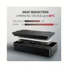 Axagon External aluminum enclosure EEM2-40G USB4 Gen 3x2 M.2 NVMe SSD 40Gbps, passive cooling, USB-C cable, silicone sleeve