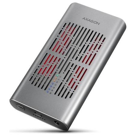 Axagon EEM2-20GB USB-C enclosu re Gen2 2xNVMe M.2 SSD