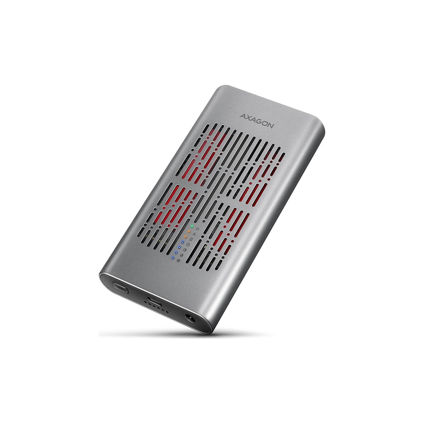 Axagon EEM2-20GB USB-C enclosu re Gen2 2xNVMe M.2 SSD
