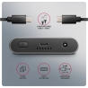 Axagon EEM2-20GD USB-C 20Gbps Dual M.2 NVMe SSD CLONE MASTER Enclosure. External USB-C 20Gbps metal box for two M.2 NVMe SSD dis