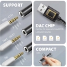 Axagon ADA-HA USB-A Hi-Res DAC audio adapter. External USB-A sound card to 3,5 mm jack, 384 kHz 32 bit DAC, stereo