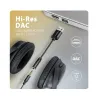 Axagon ADA-HA USB-A Hi-Res DAC audio adapter. External USB-A sound card to 3,5 mm jack, 384 kHz 32 bit DAC, stereo