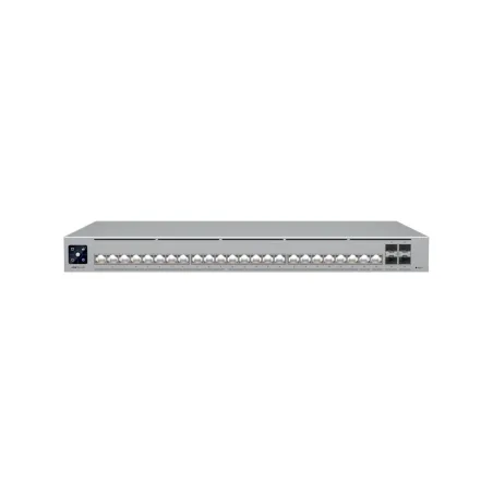Ubiquiti Layer 3 Etherlighting switch USW-PRO-HD-24-EU, (22) 2.5 GbE, (2) 10 GbE ports, (4) 10G SFP+ ports. DC power backup read