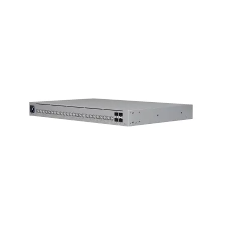 Ubiquiti Layer 3 Etherlighting switch USW-PRO-HD-24-EU, (22) 2.5 GbE, (2) 10 GbE ports, (4) 10G SFP+ ports. DC power backup read