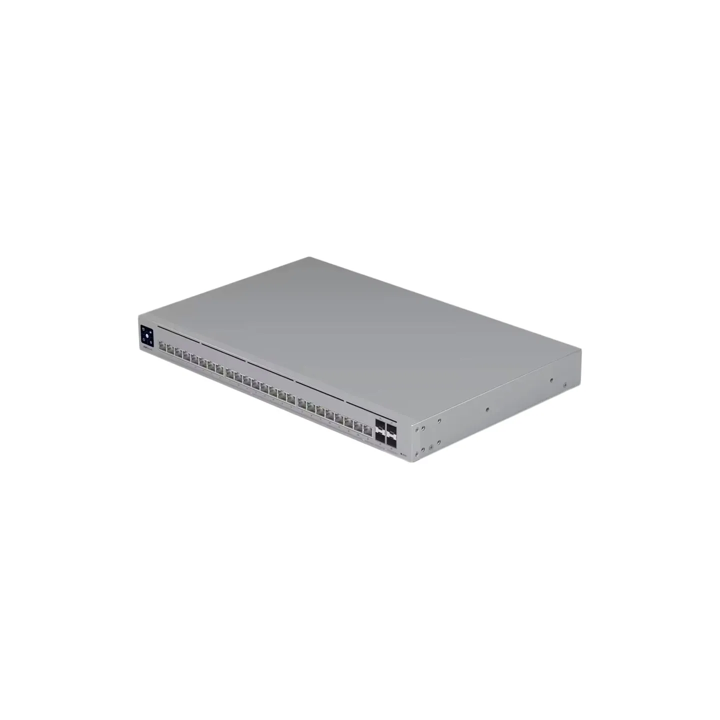 Ubiquiti Layer 3 Etherlighting switch USW-PRO-HD-24-EU, (22) 2.5 GbE, (2) 10 GbE ports, (4) 10G SFP+ ports. DC power backup read
