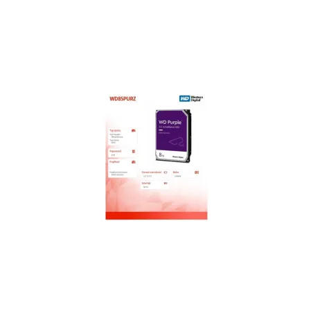 WD Purple 8TB 3.5 inch WD85PURZ Hard Drive