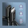 Axagon Extension USB 20Gbps cable length 1.5 m. PD 240W, 5A, 8K HD video. Black braided.