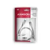 Axagon Extension USB 20Gbps cable length 1.5 m. PD 240W, 5A, 8K HD video. Black braided.